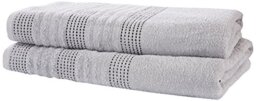 Rapport Spa 2-Piece Towel Bale, 100% Cotton - Silver/Soft Green