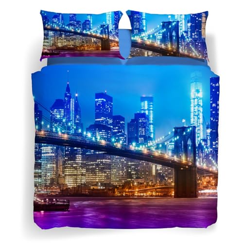 Caleffi Brooklyn Single Duvet Cover in Cotton - 80050