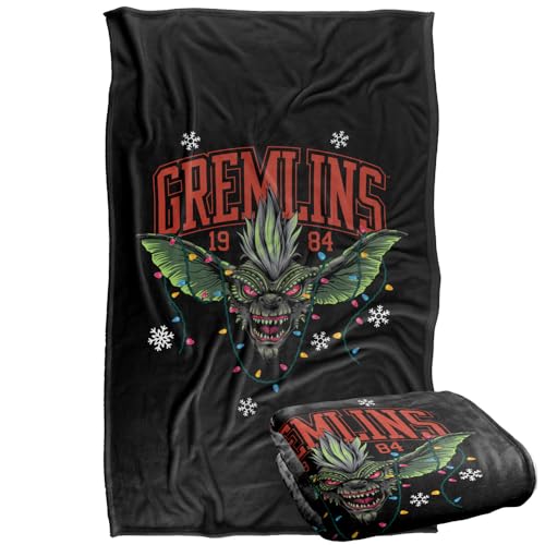 LOGOVISION Gremlins Christmas Lights 1984 Silky Touch Super Soft Throw Blanket 91 x 147 Cm
