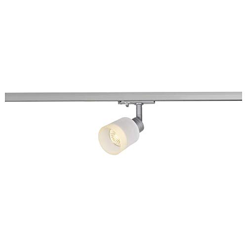 SLV 1-Phase System spot Puri Track SPOT/Spotlight, LED spot, Ceiling Spotlight, Ceiling Light, Track System, Indoor Lighting / GU10 10W Grey