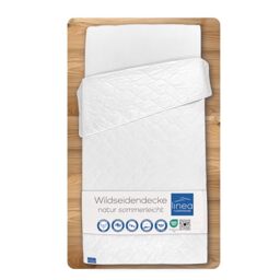 LINEA by böhmerwald nature wild silk duvet, summer light, 155 x 200 cm, 100% wild silk, suitable for allergy sufferers, washable up to 40 °C, produced in Germany