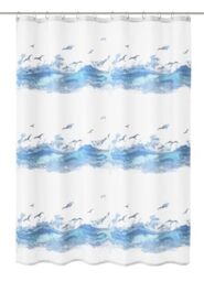 Kleine Wolke Shower Curtain Polyester Crocus Blue 180 x 180 cm