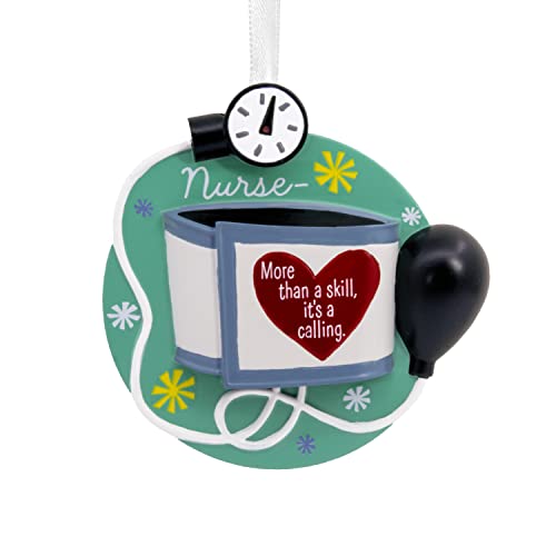 Hallmark Nursing is a Calling Blood Pressure Cuff Christmas Ornament