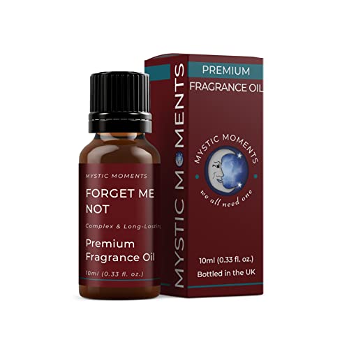 Mystic Moments - Forget Me Not Fragrance Oil - 10ml - Forget Me Not notes create a soft floral green scent for candles, soaps, wax melts and diffusers.