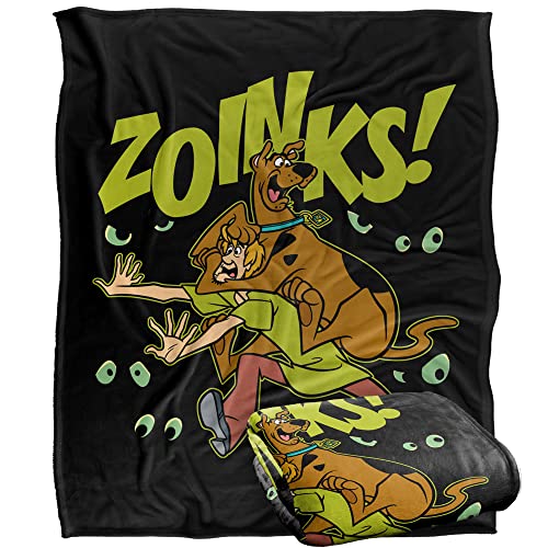 SCOOBY DOO! Zoinks Officially Licensed Silky Touch Super Soft Throw Blanket 152 x 127 cm