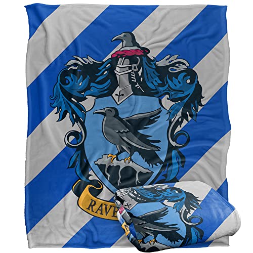HARRY POTTER Ravenclaw Crest 4 Officially Licensed Silky Touch Super Soft Throw Blanket 152 x 127 cm