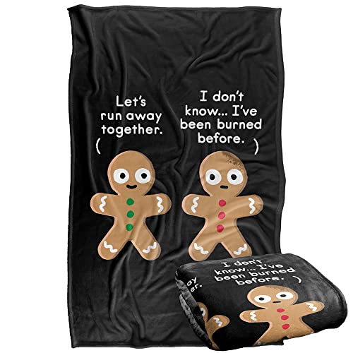 Bcreative - David Olenick Smart Cookie Silky Touch Super Soft Throw Blanket 91 x 147 Cm