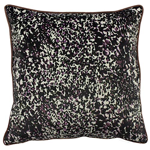 "Furn Mika Cushion Cover-Polyester-Rose/Green-50 x 50cm, Polyester, Rose/Green, 50 x 50cm (20"" x 20"")"