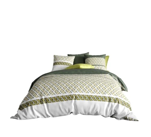 Nayaa Duvet Cover 260 x 240 cm + 2 Pillowcases Cotton 57 Thread Count