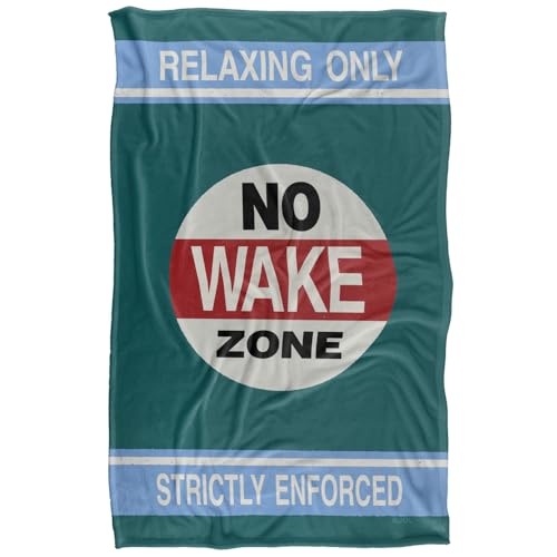 Jq Licensing - James Piazza Coastal No Wake Zone Silky Touch Super Soft Throw Blanket 91 x 147 Cm