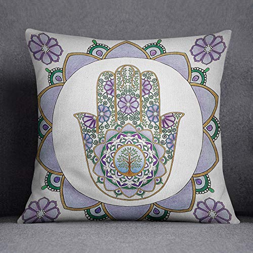 Bonamaison Decorative Cushion Cover, Throw Pillow Case, Size: 45X45 Cm - Designed and Manufactured in Turkey