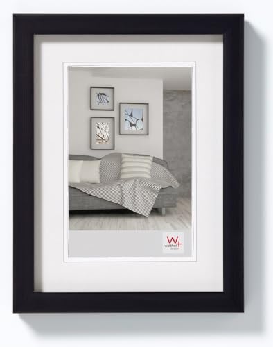 walther design Picture Frame Black 10 x 15 cm Construction Design Frame JK015B