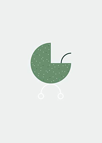 Komar Wall Picture Baby Hello World Poster Picture Living Room Bedroom Decoration Art Print Without Frame P109-50x70 Dimensions 50 x 70 cm (Width x Height)