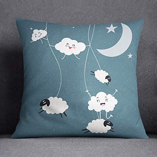 Questo Casa Decorative Cushion Cover, Cushion Cover, Home Decoration, for Sofa, Coffee, Size: 45 x 45 cm – Designed and Made in Türkiye
