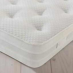 Silentnight 2 Drawer Storage Divan - Sandstone - King with 1200 Eco Comfort Mattress - Which Best Buy 2020 - Medium Firm - King