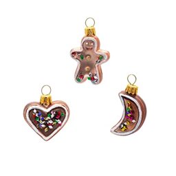 Oberfränkische Glas Christmas Bauble, Multicoloured, 4 cm