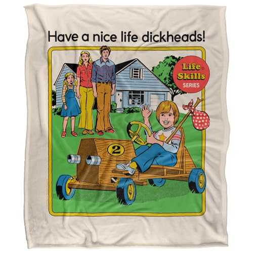 Steven Rhodes Have A Nice Life Silky Touch Super Soft Throw Blanket 152 X 127 Cm