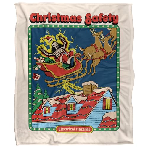 Steven Rhodes Christmas Safety Silky Touch Super Soft Throw Blanket 152 X 127 Cm