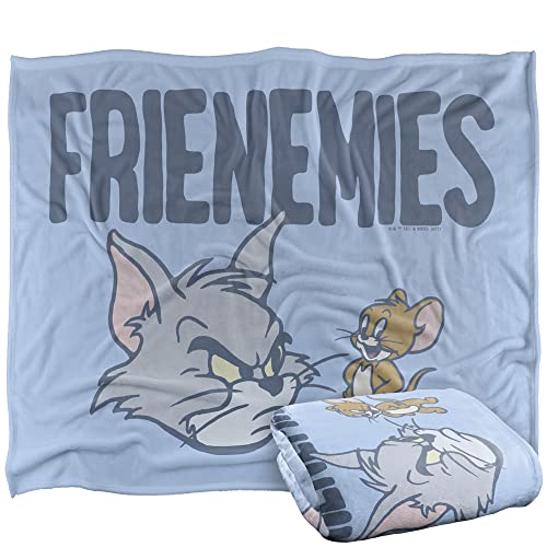 TOM AND JERRY Blanket, 152 x 127 cm The F is for Frenemies Silky Touch Super Soft Throw Blanket