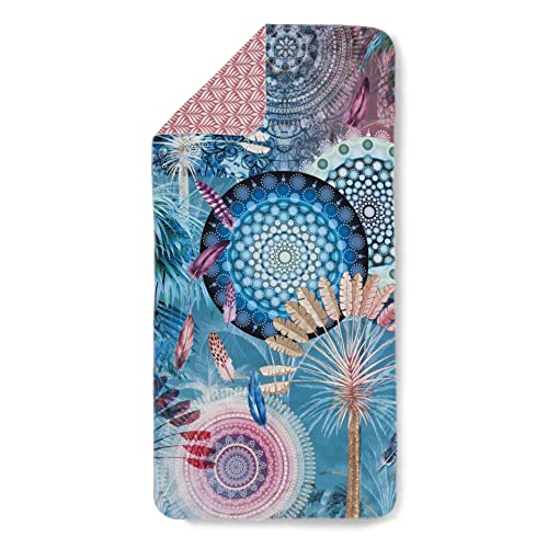 Sport & Travel Beach Towel 50 x 100 cm Polyvelvet No. 7178 Multi-Coloured