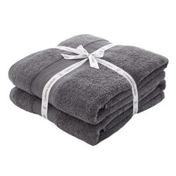 Catherine Lansfield, Charcoal, Bath Sheet Pair