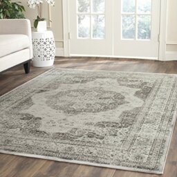Safavieh Traditional Indoor Woven Rectangle Area Rug, Vintage Collection, VTG158, in Grey / Multi, 122 X 170 cm for Living Room, Bedroom or Any Indoor Space