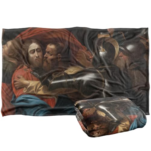 Caravaggio The Taking Of Christ Silky Touch Super Soft Throw Blanket 91 x 147 Cm
