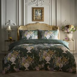 Laurence Llewelyn‑Bowen Tuscan Holiday Duvet Cover Set Double 200 x 200cm – 100% Cotton Bedding with Mediterranean‑Inspired Design, Includes 2 Pillowcases