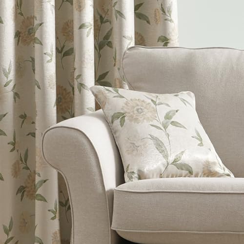 Dreams & Drapes Curtains - Dahlia - Cushion Cover - 43 x 43cm in Natural