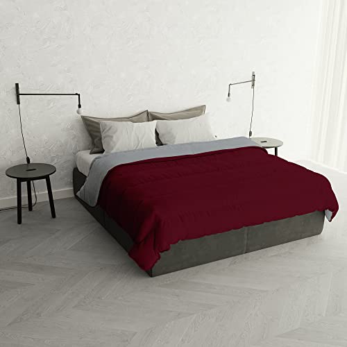 Italian Bed Linen Winter Duvet “Oslo” Double-face, Falun/Platinum, 250x200cm