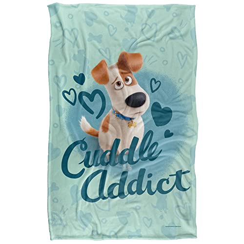 Secret Life Of Pets Cuddle Addict Silky Touch Super Soft Throw Blanket 91 x 147 Cm