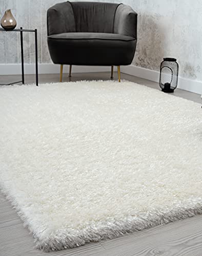 Mia's Teppiche Fiona Rug Living Room, Bedroom Cream 120x160 cm High Pile