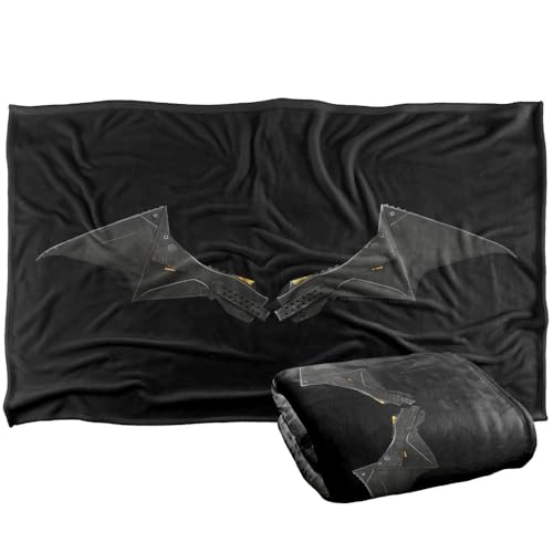 "LOGOVISION The Batman 2022 Bm Logo Black Slate Silky Touch Super Soft Throw Blanket 36""x58"""