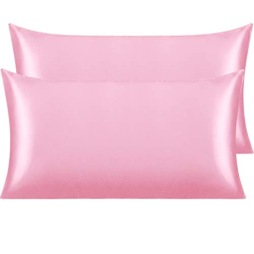 NTBAY Pack Silk Satin Pillowcases for Hair and Skin, Luxury and