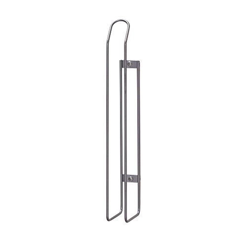 Household Essentials 1225-1 Mounted Paper Towel Holder - Mounts to Solid Cabinet Doors or Walls, Nickel