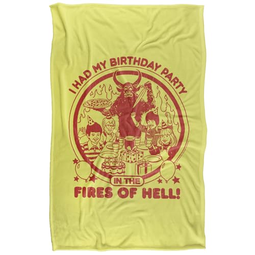 Steven Rhodes Birthday In Hell Silky Touch Super Soft Throw Blanket 91 X 147 Cm