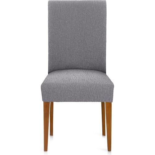 ECOMMERC3 2 Universal and Versatile Chair Covers ??? Grey Chair Cover Protector Easy to Install for Back, Seat and Arms