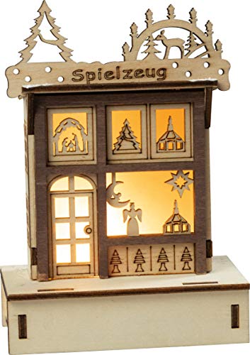 HGD Large Coloured Wooden Christmas Decoration CW00-1040