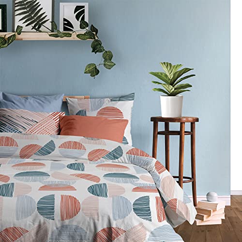 Les Ateliers du Linge Halley Double Duvet Cover and Pillowcase Printed Bedding Set 260 x 240 cm