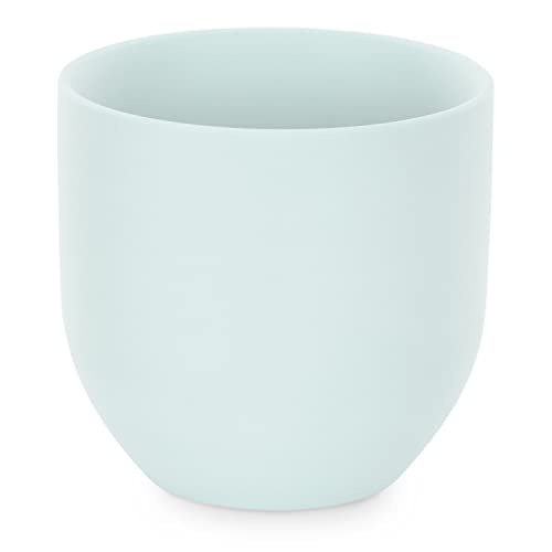AmeliaHome Decorative Shire Ceramic Flower Pot Light Blue