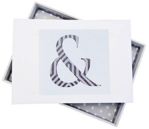 White Cotton Cards Alphabetics, Mini Photo Album, Grey &, White Board, 12.5 x 17.5 x 2.5 cm