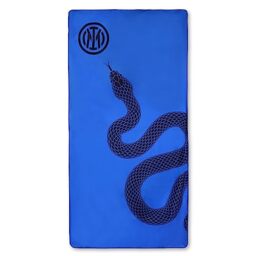Inter Biscione Premium Microfibre Beach Towel, 180 x 90 cm, Ultra Absorbent Microfibre Towel – Perfect for Beach, Sea, Pool and Summer Holidays – Official Product
