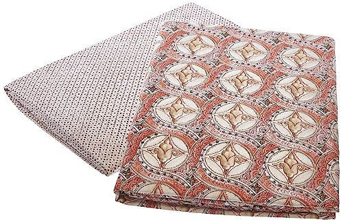 Deco Mex SERBELLONI 300TC 100% Cotton Sateen 4-Piece Bed Linen Set, Red