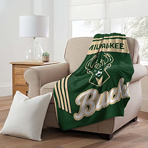 "Northwest NBA Milwaukee Bucks 46"" x 60"" Microfiber Throw Blanket"
