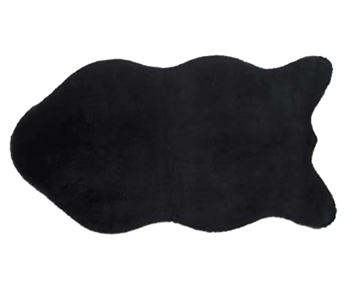 Gözze - Soft, Elegant Faux Leather Rug, 70 x 130 cm - Anthracite