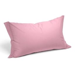 Caleffi - Plain 100% Cotton Cushion Cover - Standard Pink