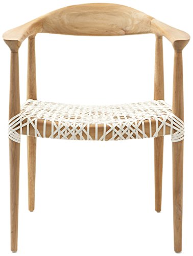 SAFAVIEH Bohemian Wooden Arm Chair, in Light Oak