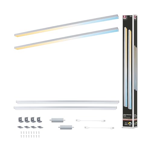 Paulmann 98621 LED Under-Cabinet luminaire Inline 2x6W 550x26mm 2x500lm 24V Chrome matt Tunable White