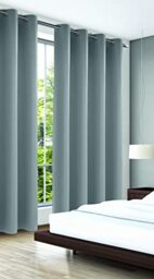 Albani Mia DimOut Eyelet Curtain Approx. 280 x 140 cm Anthracite