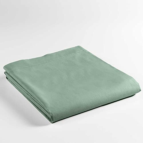 douceur d'intérieur, Flat Sheet (240 x 300 cm) Lina Sage, 100% Cotton
